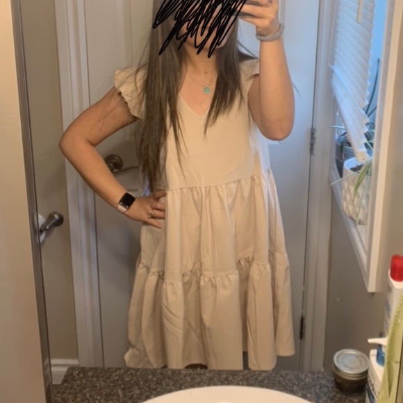 Shein ruffle trim smock dress - Picture 3 of 3